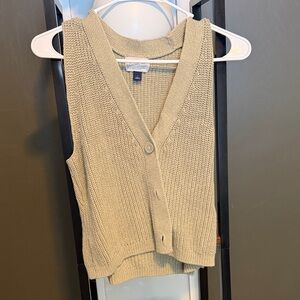 Universal Thread Women's Light Green Cardigan Vest